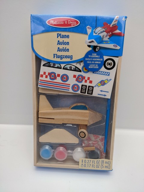Melissa & Doug 19518 Decorate-your-own Wooden Plane Craft Kit for sale online | eBay