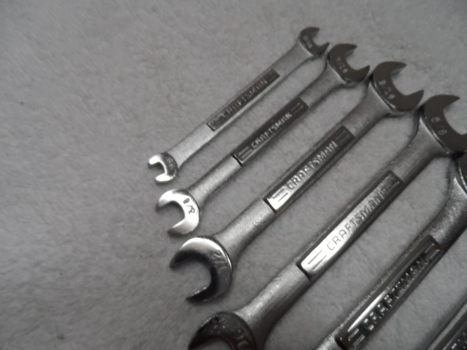 Craftsman SAE Open End Wrench Set A-AD A-AE etc (1/4" to 1-1/8") - 11 pcs - Image 4 of 4