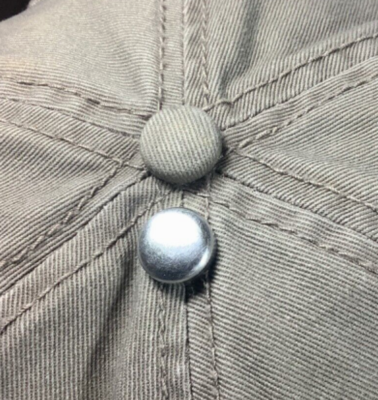 100-Top Cap Buttons Baseball Cap hat making Supplies repair