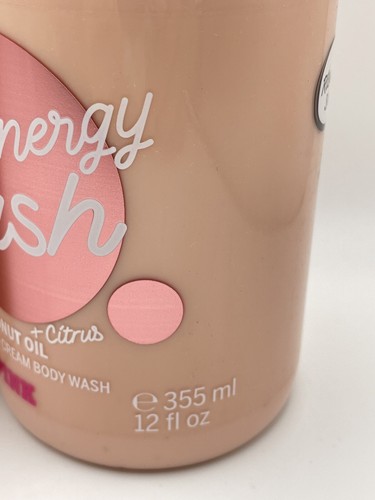 2x Victoria's Secret Pink Coco Energy Body Wash Cream Bath Coconut Citrus 12 oz - Picture 3 of 4