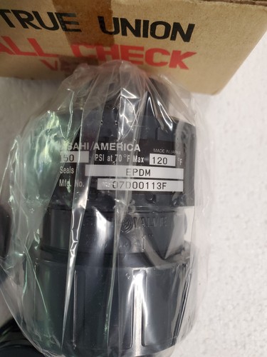 Asahi 1" Sch80 True Union Ball Check Valve - Picture 4 of 6