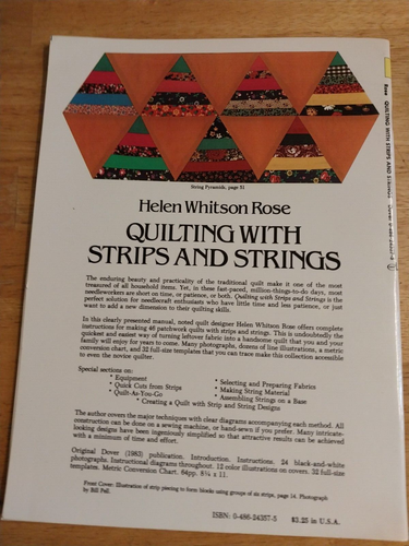 QUILTING WITH STRIPS AND STRINGS HELEN WHITSON ROSE MAKING 46 PATCHWORK QUILTS - Bild 2 von 2