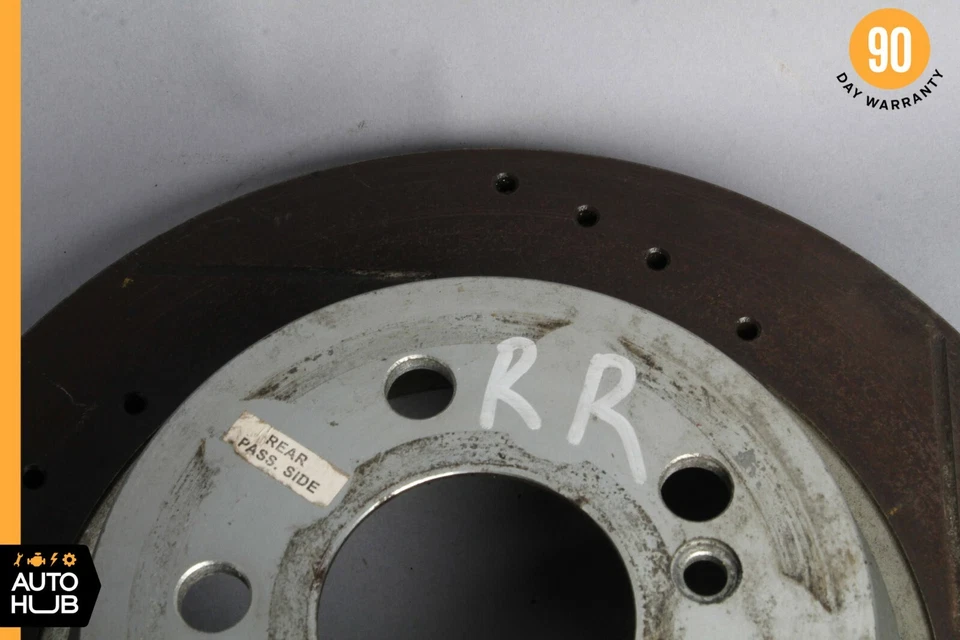 03-09 Mercedes W211 E320 E350 E500 E550 Rear Brake Rotors Disc Left & Right Set - Image 4 of 4