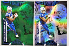 (2) 2022 Illusions Green #40 & Base # 40 - Michael Pittman Jr. - COLTS