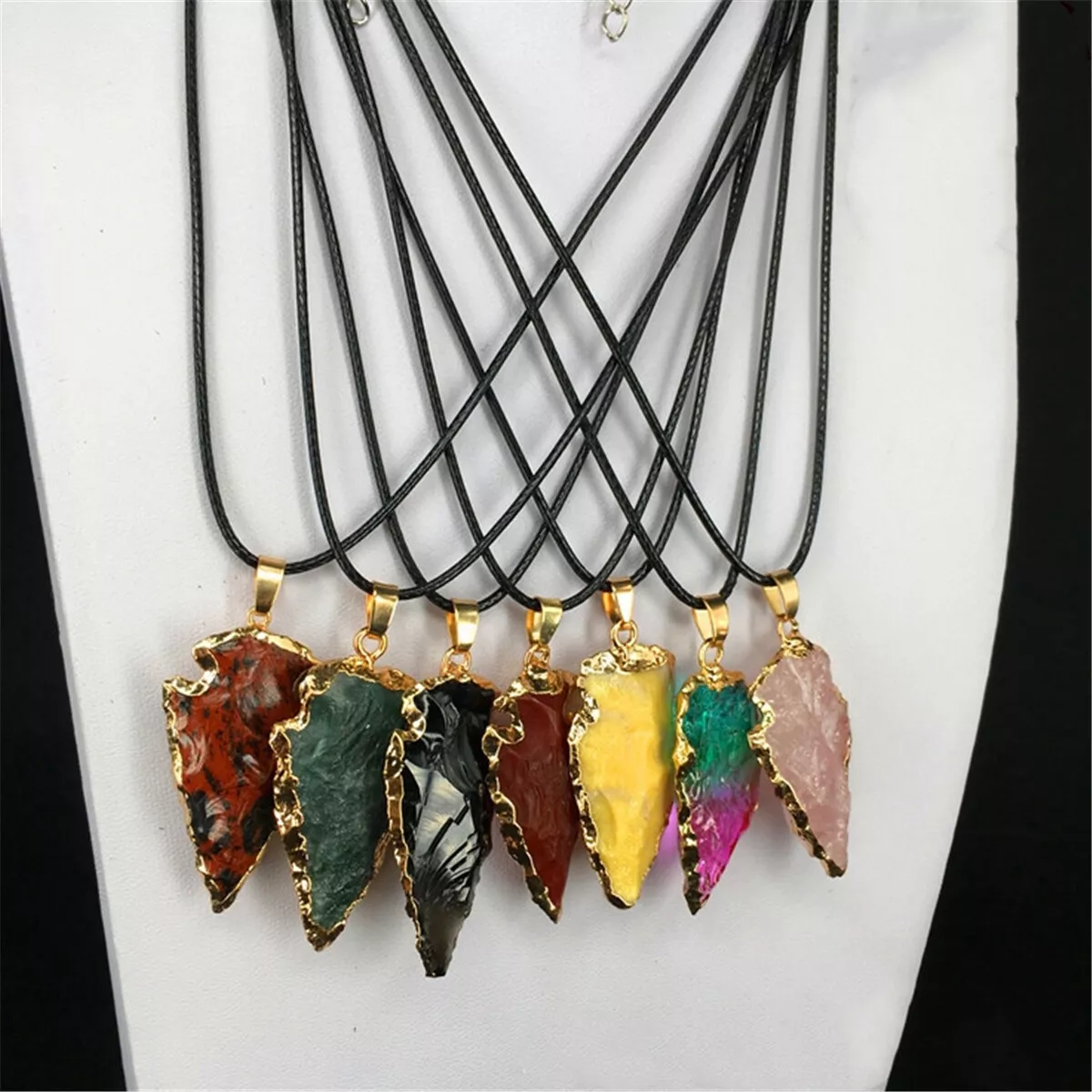 Obsidian 2024 crystal necklace