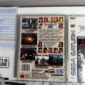 Street Fighter: The Movie (Sega Saturn, 1995) Head-to-Head Fighting Video Game