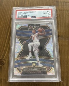 2019-20 Panini Select RJ Barrett Scope Prizm Rookie RC #21 PSA 10 GEM MINT