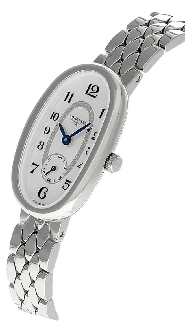 Longines Symphonette SS Oval Mother of Pearl Dial Women's