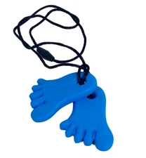 Lil Jumbl Baby Teething Pendant (PT008) - Blue