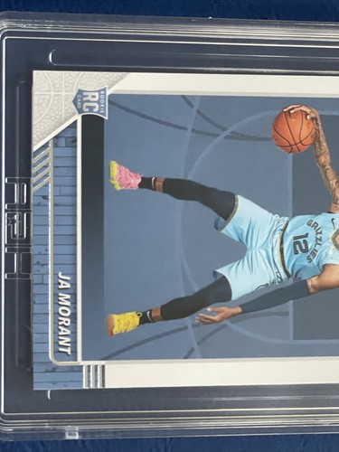 2019-20 Panini NBA Hoops #259 Ja Morant RC Rookie HGA 9.5 gemme ottime condizioni - Foto 3 di 7