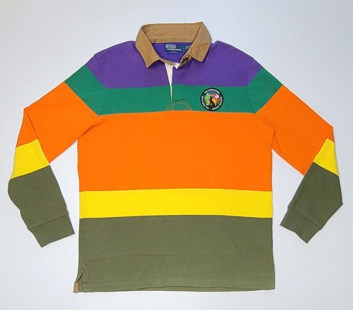 POLO Ralph Lauren Classic Fit Striped Voyager Expedition Rugby Shirt - Picture 2 of 10