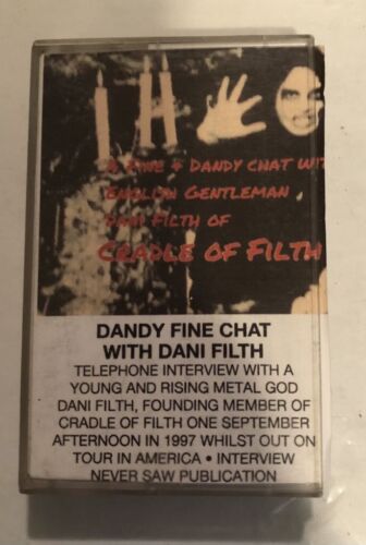 Dandy Fine Chat With Dani Filth Of Cradle Of Filth Interview Cassette