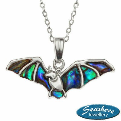 Pug Necklace Paua Abalone Shell Dog Pendant Womens Silver Fashion Jewellery 18" Pug Necklace Paua Abalone Shell Dog Pendant Womens Silver Fashion Jewellery 18"
