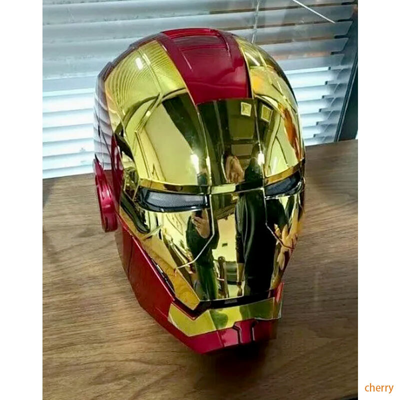 ラストワンアイアンマン　黒金色MK5 AUTOKING 1/1 マスク Autoking Iron Man MK5 Helmet Red Gold 1:1 Wearable Voice Control
