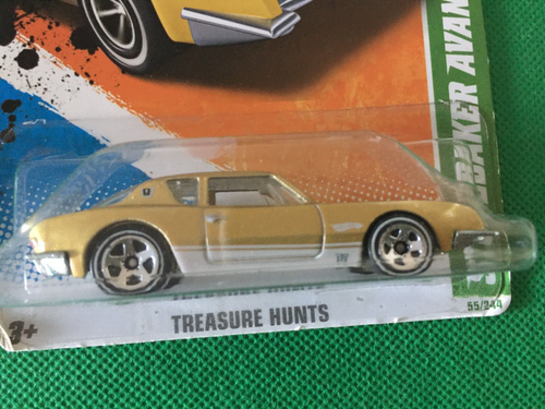 Hot Wheels 2011 Treasure Hunt Studebaker Avanti in Gold 1:64 diecast B407 - Picture 9 of 11
