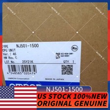 New OMRON NJ501-1500 NJ5011500 CPU Module Unit Sysmac NJ5 CPU NJ501 1500
