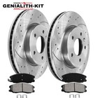 Front Drilled Rotors Brake Pads for 2007-2009 Chevy Equinox Torrent Suzuki Xl-7 (For: Saturn)