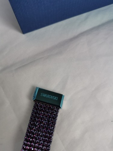 RARE Genuine Swarovski Amethyst Elis Watch 1092408 Wedding PROM CRUISE gift £460 - Picture 6 of 10