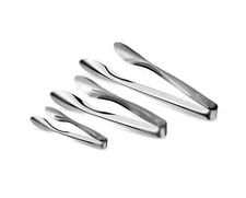 Artaste 43167 Rain 18/10 Stainless Steel Utility Tongs, Set of 3 Fast Ship