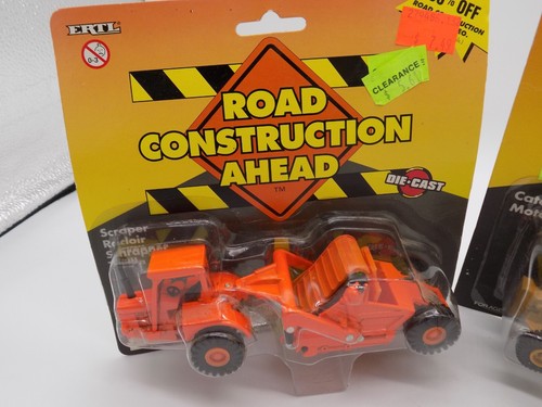 ERTL Caterpillar 12G Motor Grader Road Construction Ahead 1995 Die-Cast/Scraper - Picture 2 of 12