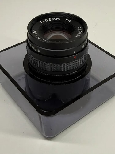 Tomioka Tominon MC 58 mm f/4 obiettivo di ingrandimento premium Giappone come nuovo RARO - Foto 5 di 6