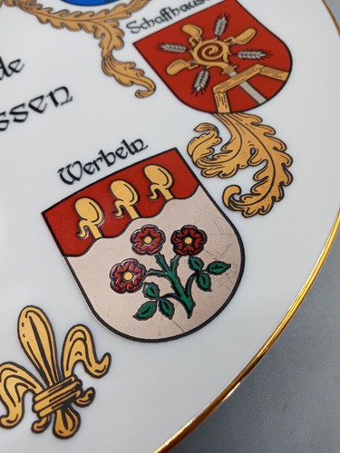 Escudo de armas de placa de pared Villeroy & Boch del municipio de Wadgassen - Imagen 8 de 8