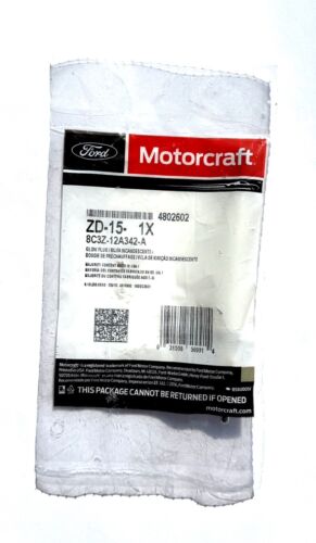 FORD MOTORCRAFT ZD-15-1X Diesel Glow Plug F-SERIES SUPER DUTY 2009, V8 6.4 08-10