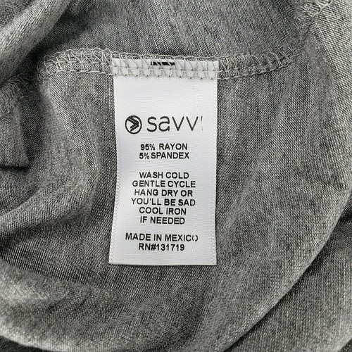 Neu Savvi Damen Größe 2X Aja Tanktop grau U-Ausschnitt Shirt (B3) - Bild 5 von 5