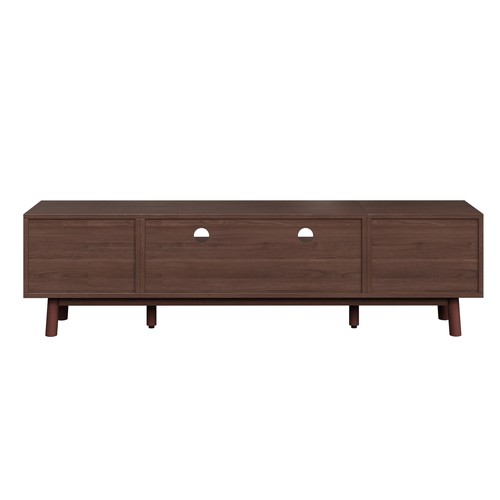 Wood TV Stand for 75" TVs, Modern TV Consoles Storage Cabinet for Living Room - Picture 10 of 24