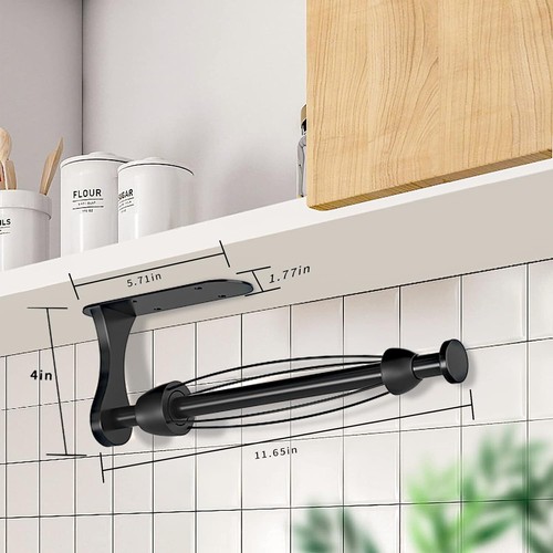 Küchenrollenhalter mit Dämpfungseffekt Küchenpapierhalter für Küche Badezimmer - Bild 9 von 10