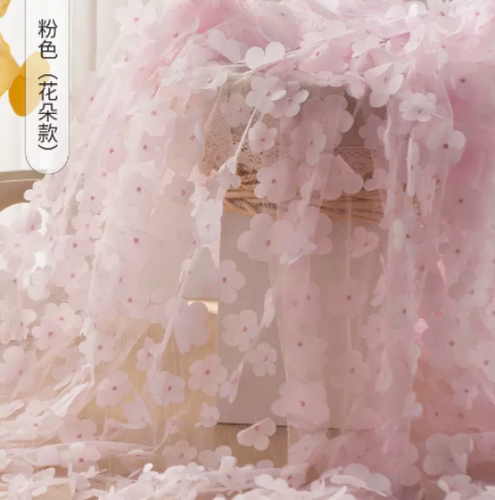 130 cm*91 cm Tüll Hochzeit Organza Stickerei Schmetterling Organza Stoff für Hochzeit - Bild 9 von 47