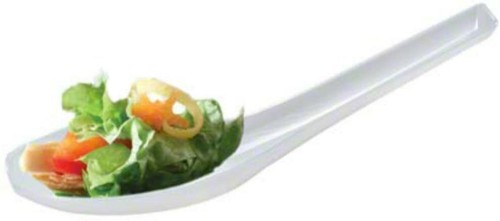 200 Disposable Plastic Chinese Spoon Asian Soup Spoons Pho Spoons Dessert - Picture 2 of 4