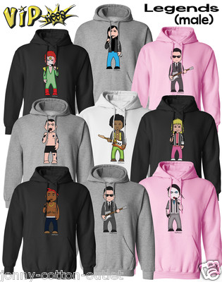 VIPwees Childrens T-shirt Male Solo Artists Music Caricatures Choose Design