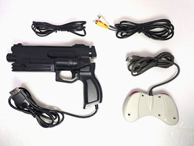 Sega Saturn White Console  HSS-0122 Controller VIRTUA COP １2 CRT TV Only Japan