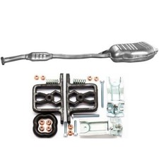 Komplette Auspuffanlage für BMW E36 318iS 3er 140PS Auspuff + Montagezubehör