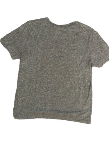 Camisa Nike Talla Grande L Gris Swoosh Camiseta Manga Corta Adulto Hombre Top Entrenamiento - Imagen 2 de 3