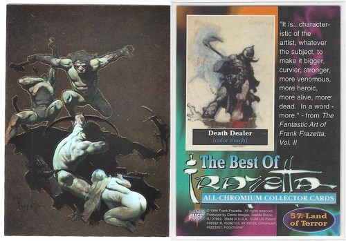 1996 Best of Frazetta All-Chromium by Comic Images singoli Scegli la tua carta! - Foto 67 di 100