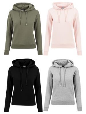 Urban Classics Damen Hoody Kapuzenpullover Pullover Sweatshirt 