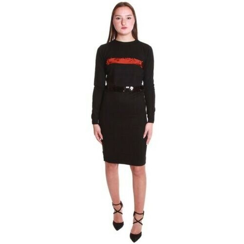 COCONUDA Suit Wool Woman Jersey Stretch Dress with Sequins Slim CND08 - Picture 6 of 10