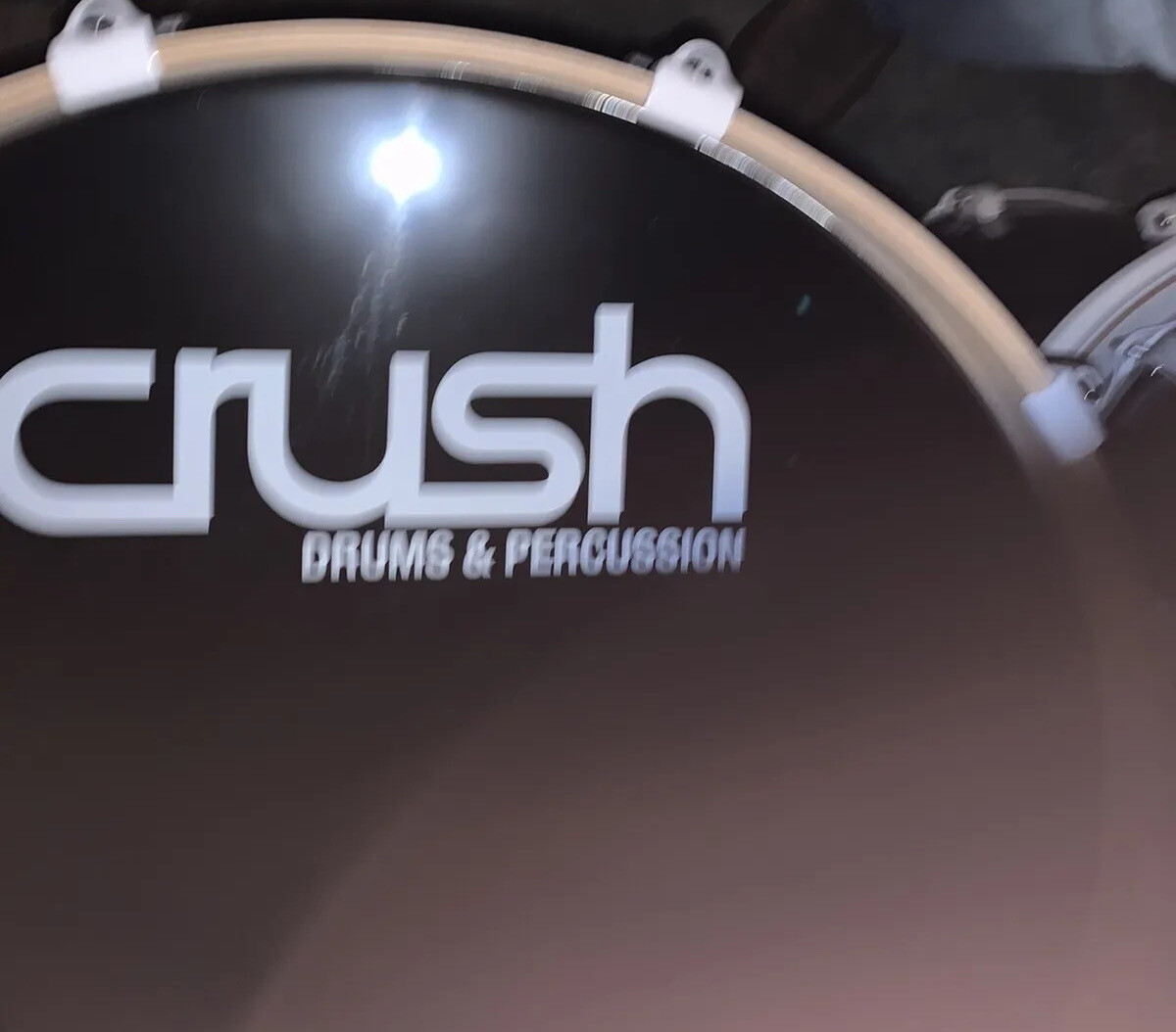 CRUSH Chameleon Ash 5 five piece drum kit with Evans UV2 Drum Heads! eBay