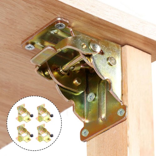4pcs 90 Degree Locking Extension Support Hinge for Folding Table Legs - Picture 7 of 15