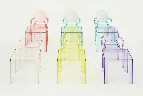 KARTELL LOU LOU GHOST LOULOU SEDIA TRASPARENTE ROSA PER BAMBINI ORIGINALE NUOVA - Picture 7 of 12