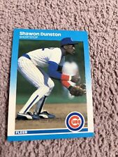 1987 Fleer Shawon Dunston Chicago Cubs #561 Baseball Card