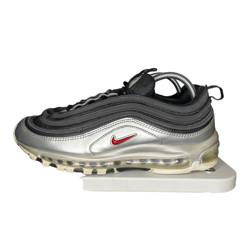 Nike Air Max 97 QS Metallic Silver 2018 Shoes Men Size 9.5 Low Top Sneakers