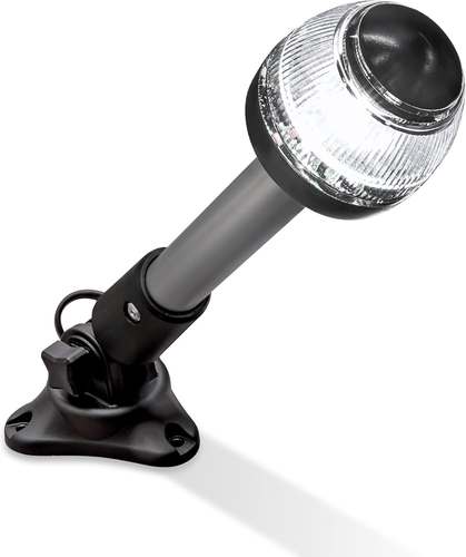 TRUE MODS 8 Inch 12-24V White LED Marine Navigation Anchor All-Round Boat Light