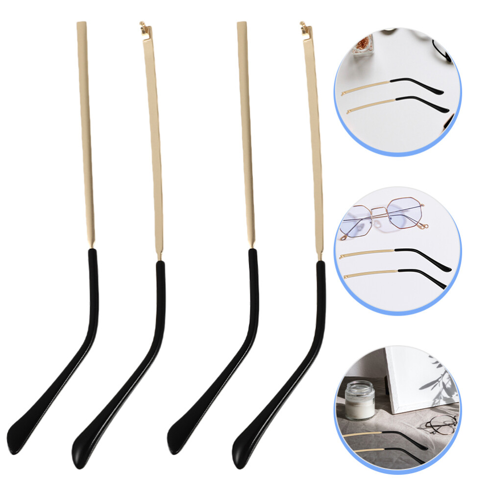 Pairs Universal Replacement Eyeglasses Arms Metal Temples Glasses