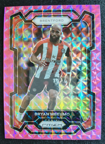 2023-24 Panini Prizm Pink Mosaic Bryan Mbeumo #143 (EPL, Brentford) - Bild 1 von 8