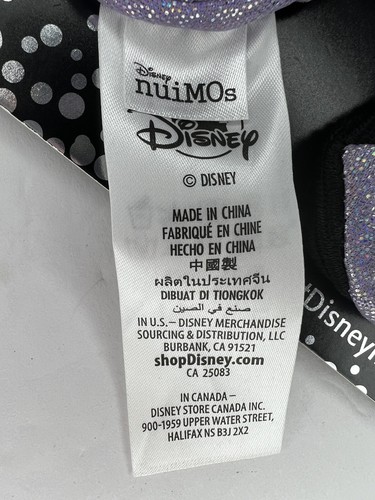 Disney nuiMOs Walt Disney World 50th Accesorios Iridiscentes Tenis y Monedero NUEVO - Imagen 2 de 5