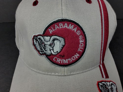 Alabama Crimson Tide NCAA College Football Double Elephant Logo Hat Cap - Picture 2 of 9