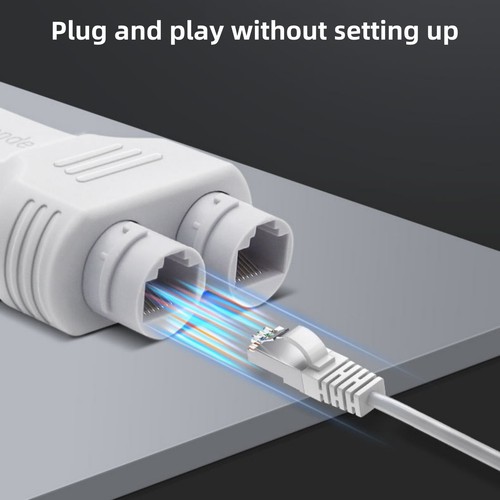 1 in 2 out Waterproof POE Repeater 100mbps Extend 100M Transmission Distance - Picture 5 of 13
